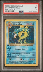Gyarados - 6/102 - Holo Rare - 1st Edition - PSA 5